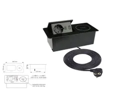 gniazdko-blatowe-zeobox-czarny-1xgniazdo-francuskie-1-xusb-a-1xusb-c