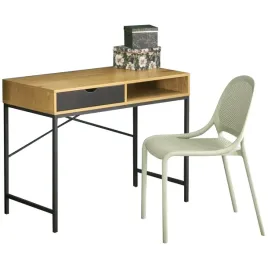 biurko-komputerowe-z-szuflada-nowoczesne-czarne-dab-zloty-loft-b-50