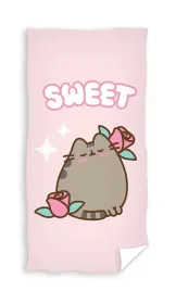 recznik-kapielowy-70x140-pusheen-rozowy-so-sweet-roza