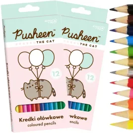 pusheen-kredki-szkolne-trojkatne-12-kolorow-kotki-7979