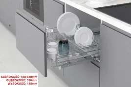 cargo-ociekacz-z-tacka-do-szafki-70-chrom-prowadnice-blum-tandem-starax