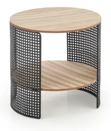 stolik-kawowy-okragly-z-polka-czarny-lawa-do-salonu-41-cm-trafica