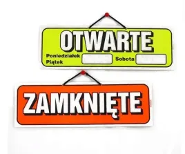 tabliczka-21x10cm-otwarte-zamkniete-zolta