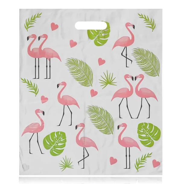 REKLAMÓWKI FOLIOWE TORBA FLAMINGI - 30x40cm 50szt
