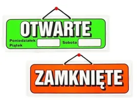 tabliczka-21x10cm-otwarte-zamkniete-zielona