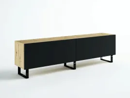 szafka-rtv-loft-180-dab-artisan-czarny-mat