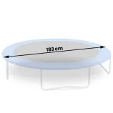 mata-do-trampoliny-batut-36-sprezyn-183cm-6ft-stan-nowy