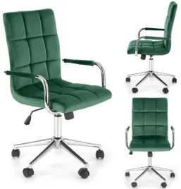fotel-obrotowy-mlodziezowy-biurowy-tilt-welurowy-ciemno-zielony-gonzo-4