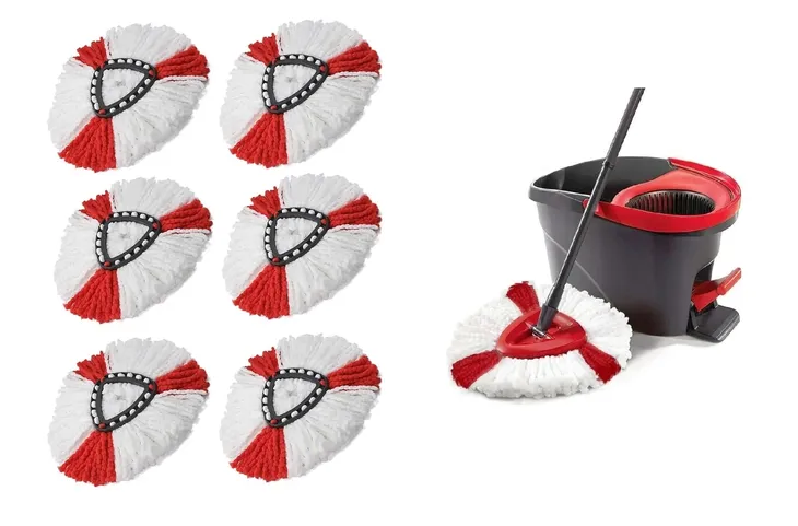 6 x Wkład do mopa obrotowego VILEDA wkłady zapas