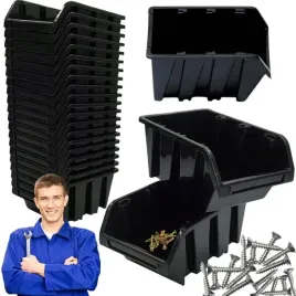 kuwety-pojemniki-magazynowe-garazowe-warsztatowe-155x100x70-mm-czarne-20szt