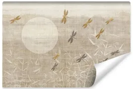 fototapeta-do-sypialni-pejzaz-wazki-trzciny-natura-styl-vintage-450x300