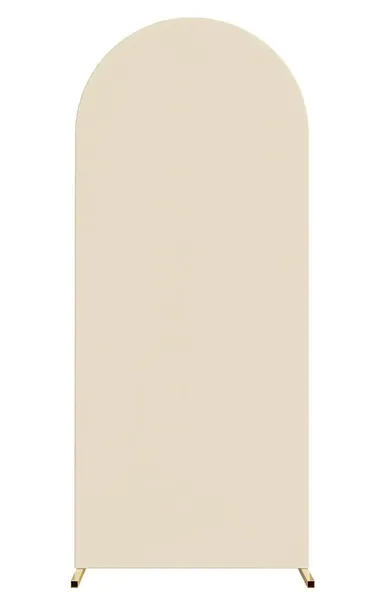 POKROWIEC materiał BEŻOWY ŁUK BALONOWY stelaż stojak DO ZDJĘĆ 100x200cm