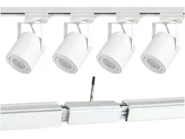 4-x-lampka-led-3fazy-gu10-biala-szyna-2x1-metr-podlaczenie-na-srodku