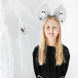 opaska-na-glowe-halloween-kokarda-czaszki-pajaki-26x26cm