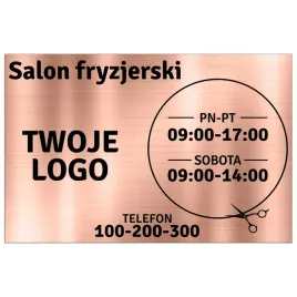 tabliczka-informacyjna-dla-zakladu-fryzjerskiego-miedziany-godziny-otwarcia