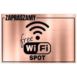 tabliczka-informacyjna-dibond-32x21-miedziany-zapraszamy-free-wifi-wzory