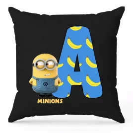 poduszka-minionki-bob-czarna-ozdobna-na-prezent-dla-dziecka-litery-wzory