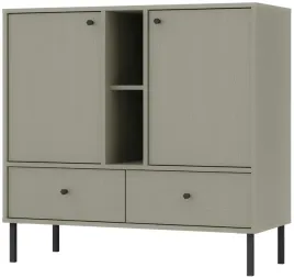 zielona-komoda-100-cm-avila-drzwi-szuflady-proste-metalowe-nozki-i-uchwyty