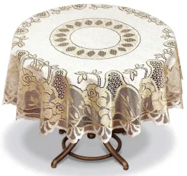 obrus-zakardowy-wzor-20260-sr-140cm-kolo-k-krem-zloty-gruba-przedza