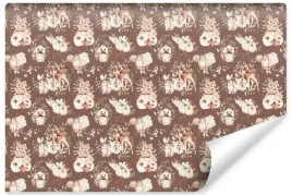 fototapeta-dla-dzieci-zwierzeta-lesne-lisy-sarny-styl-boho-450x300