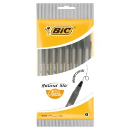 bic-dlugopisy-round-stic-classic-czarny-8-szt