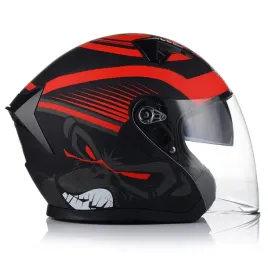 otwarty-kask-motocyklowy-czerwony-matt-skuter-choper-homologacja-blenda-xl
