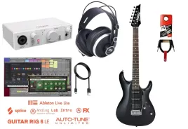 zestaw-do-nagrywania-gitary-recording-guitar-interfejs-sluchawki