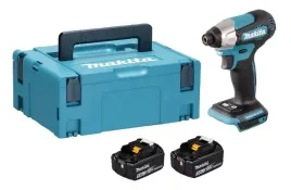 makita-aku-wkretarka-zakretarka-18v-lxt-1-4-140nm-2x5ah-bl1850-dtd157zj