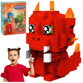 klocki-konstrukcyjne-dinozaur-258-klockow-red-dragon-na-dzien-chlopaka