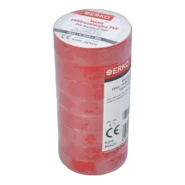 tasma-elektroizolacyjna-pvc-19x20-czerwona-elastyczna-8-sztuk-erko