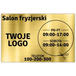 tabliczka-informacyjna-dla-zakladu-fryzjerskiego-zloty-godziny-otwarcia