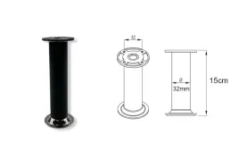 rejs-stopka-alu-so01-fi32-h150mm-aluminium-metal-lakier-czarny-mat-chrom