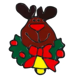 naklejki-na-okno-naklejka-zelowa-renifer-swiateczne-ozdoby-bozonarodzeniowe