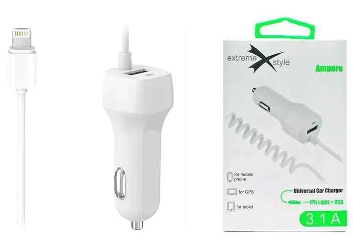 ladowarka-samochodowa-lightning-usb-extremestyle-stan-nowy