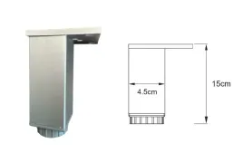 nozka-stopka-45x45-regulowana-wysokosc-h150mm-aluminium-plytka-w-narozniku