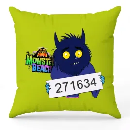 poduszka-monster-beach-zielona-potwory-dla-fana-dziecieca-na-prezent-wzory
