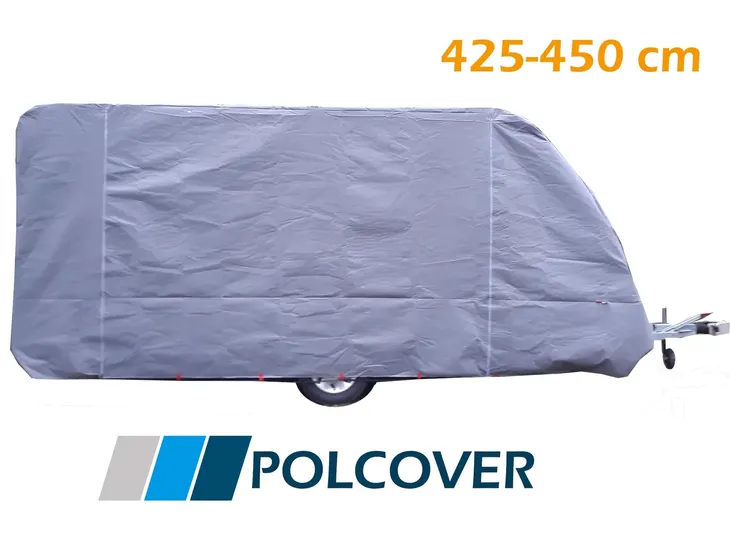 POKROWIEC NA PRZYCZEPĘ KEMPINGOWĄ 425-450cm x 225cm EUROPA