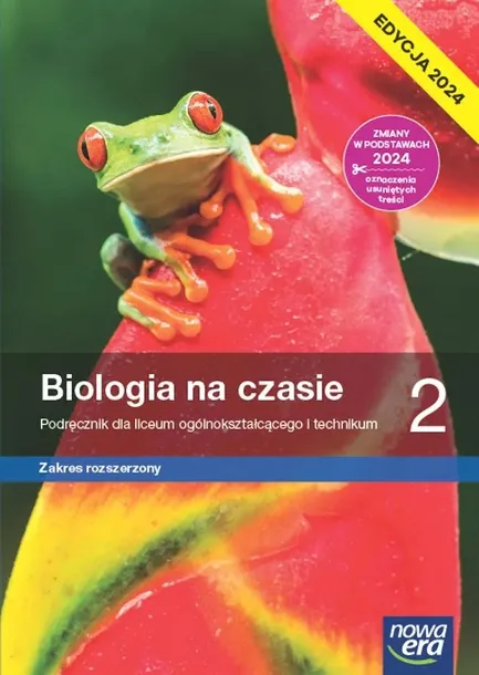 NOWA Biologia na czasie podręcznik 2 liceum i technikum ZR EDYCJA 2024