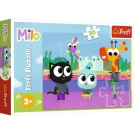 puzzle-30-elementow-kotek-milo-dea-planeta-milo-18310-trefl