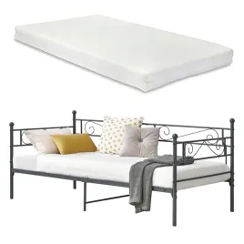 lozko-metalowe-kerava-90x200-cm-z-materacem-z-zimnej-pianki-ciemnoszare