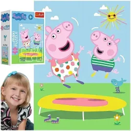 puzzle-mini-maxi-swinka-peppa-beztroski-dzien-20-el-ukladanka-trefl-21125