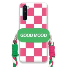 etui-do-oneplus-nord-uchwyt-sznurek-smycz-rozowo-zielony-warkocz-szachy