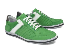 buty-meskie-sportowe-polbuty-casual-wygodne-skora-naturalna-236-zielony-43