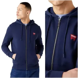 meska-bluza-nierozpinana-wrangler-zip-thru-hoodie-xl