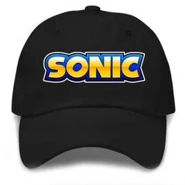 czapka-z-daszkiem-dziecieca-czarna-sonic-na-lato-rozne-wzory