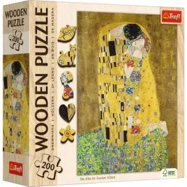 puzzle-drewniane-200-elementow-pocalunek-gustav-klimt-20247-trefl