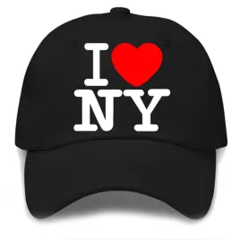czapka-z-daszkiem-dziecieca-czarna-i-love-ny-na-lato-rozne-wzory