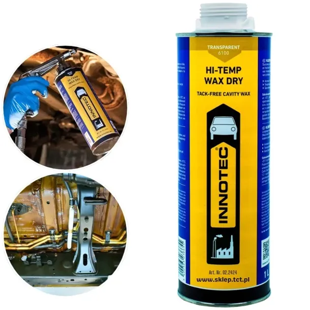 Suchy wosk bezbarwny INNOTEC Hi-Temp Wax Dry do konserwacji 1 L- 1 sztuka