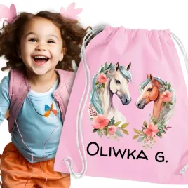 worek-rozowy-do-przedszkola-worek-na-buty-imie-dla-dziwczynki-konie-wzor