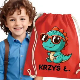 worek-do-przedszkola-worek-na-buty-na-stroj-na-wf-imie-dla-chlopca-dinozaur